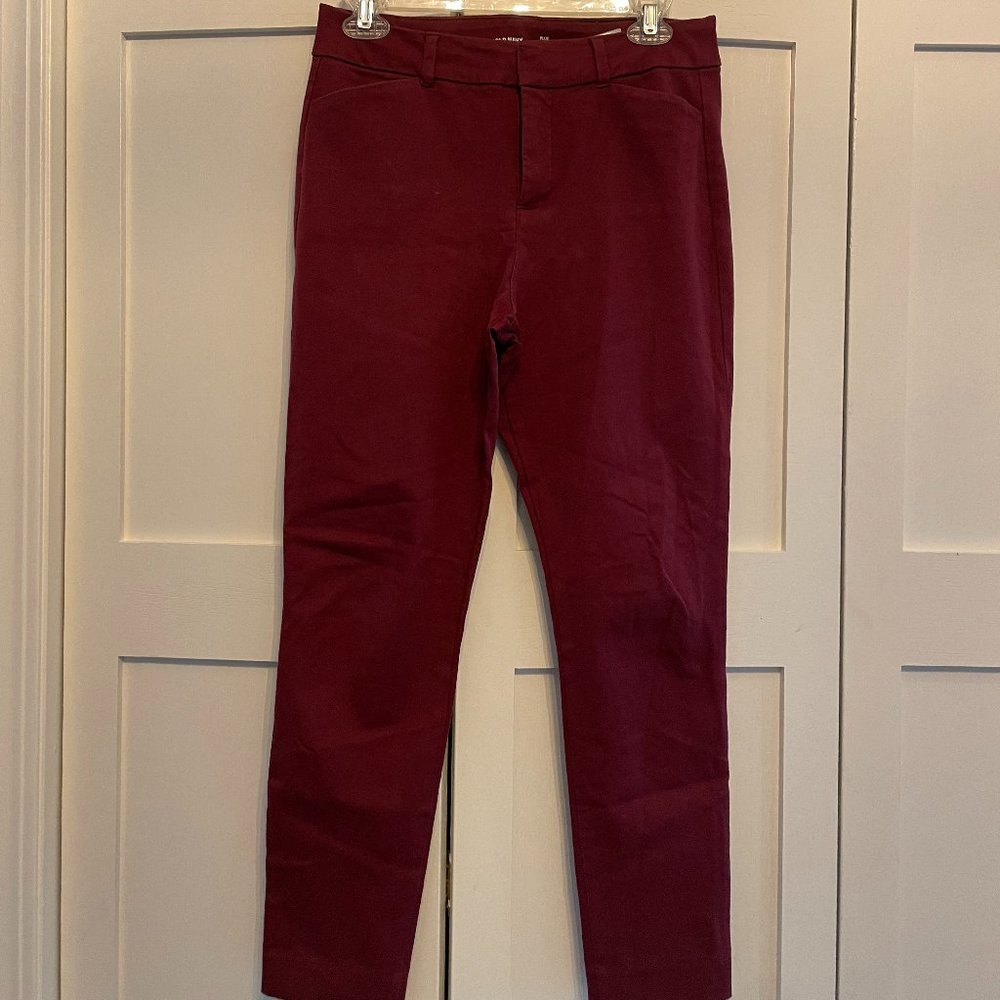 Maroon Old Navy Pixie Dress Pants, Size 4